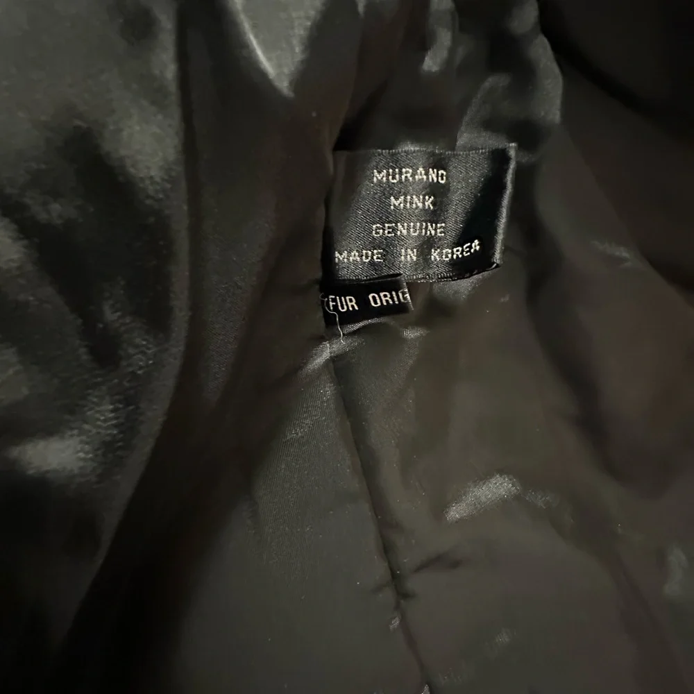 Saga Furs Black Mink Fur Coat - Picture 8 of 16
